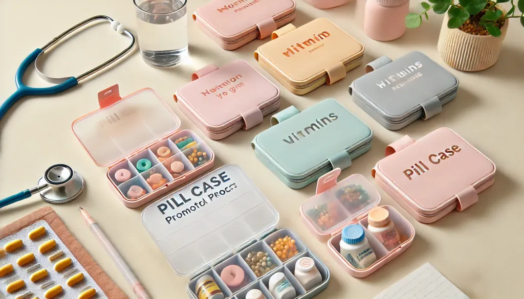 알약케이스 홍보물